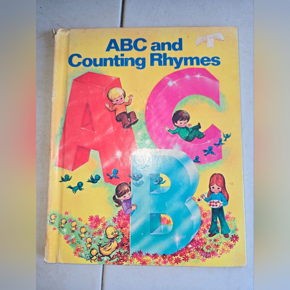 ABC And Counting Rhymes Wonder Books 1963 By Mary Horton Vintage Book